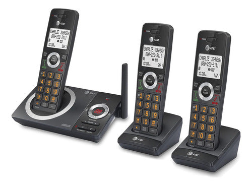 Teléfono Inalámbrico At&t  Contestadora Intercom Call Block Negro