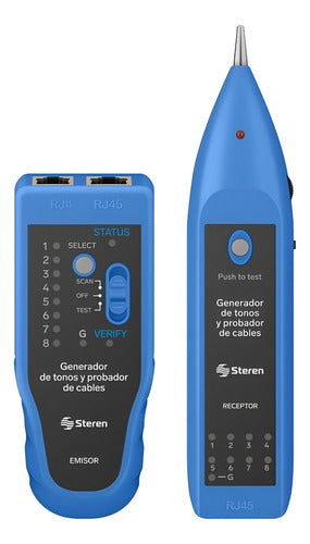 Probador De Cable De Red Steren Her-254 - Tono