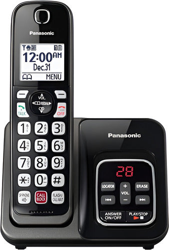 Teléfono Inalámbrico Panasonic Kx-tgd830m Fácil Uso Negro