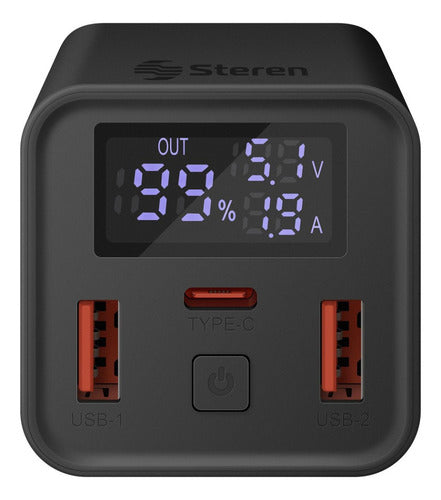 Batería Steren Pb-065 18000mah Power Bank Usb