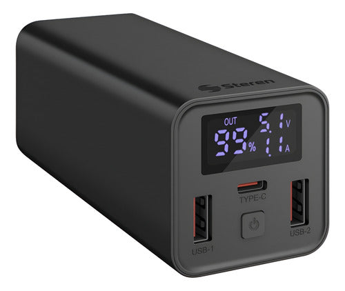 Batería Steren Pb-065 18000mah Power Bank Usb