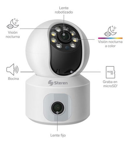 Cámara Vigilancia Steren Cctv-222 Domo Full Hd Blanco