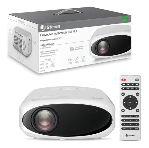 Proyector Steren Pro-400 9000 Lm Led Blanco