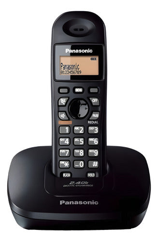 Telefono Inalambrico Panasonic Kx-tg3611bx 2.4ghz Con Id Negro
