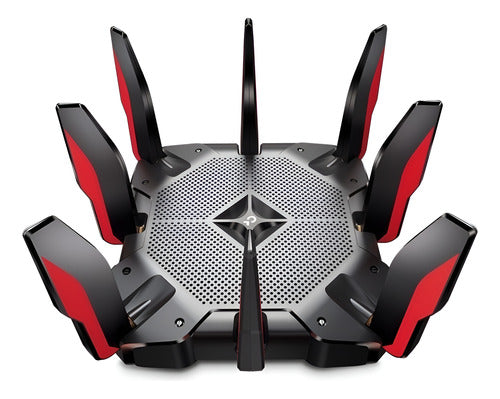 Router Tp-link Archer Ax11000 V1 Rojo/negro Wifi 6