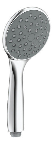 Homefits Regadera De Baño Modelo 30100831 Fija Y Manguera Gris Brillante