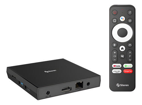 Steren Intv-1000 Android Tv Box 4k Negro Si