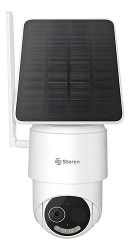 Cámara Ip Steren Cctv-610 Full Hd Solar Exterior Blanca Blanco
