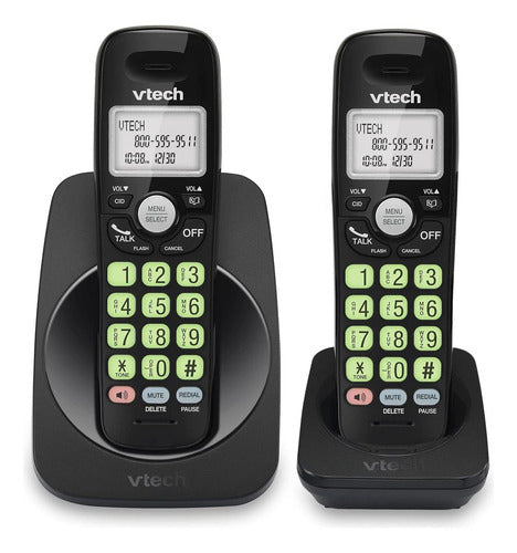 Teléfono Inalámbrico Vtech Vg131-21 Bluetooth Dect Color Negro - Bueno (Reacondicionado)