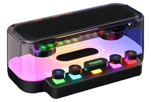 Altavoz Portátil Caja De Sonido Bluetooth Para Exteriores Z6 Color Negro