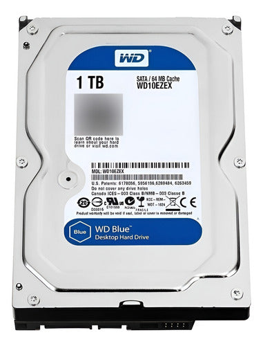 Disco Duro Híbrido 1tb Wd Blue 8gb Nand 64mb Sata