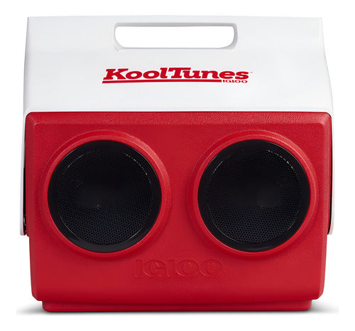 Hielera Igloo Kooltunes Bluetooth - Usada, Color Rojo.