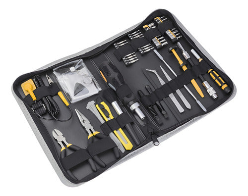Kit De Herramientas Steren Her-116 En Bolso Negro