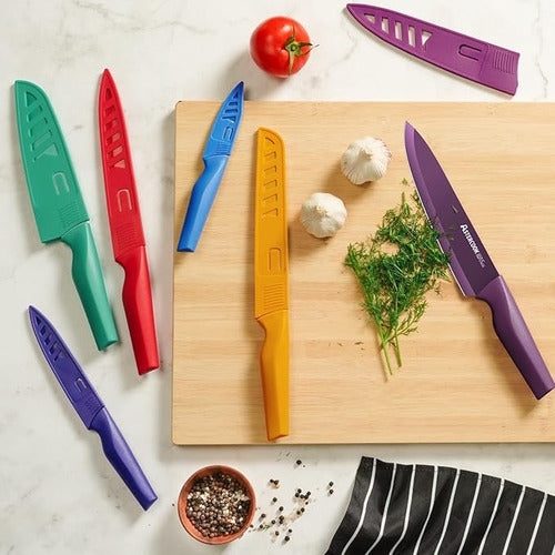 Juego De Cuchillos de Cocina Astercook 12 Piezas Modelo A60.k12087p