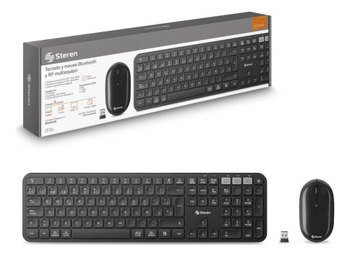 Teclado Y Mouse Inalámbrico Steren Com-6300 Español Qwerty