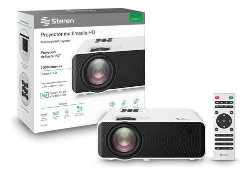 Proyector Steren Pro-300 7000lm 1280x720 Blanco