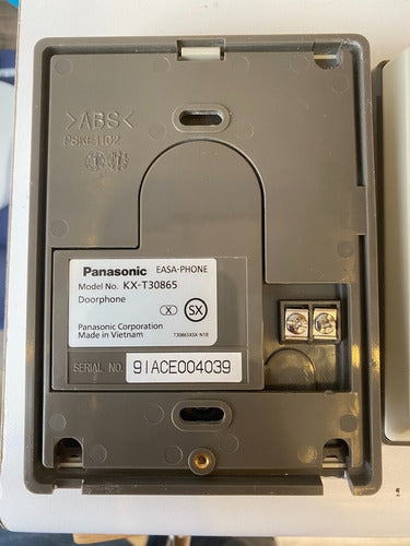 Interfono Eléctrico Panasonic Kx-t30865 Frente