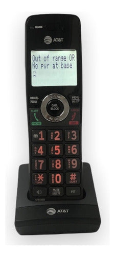 Teléfono At&t Cl82319 Reacondicionado Negro Contestador