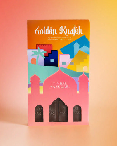 Barra De Chocolate Golden Knaffe Artesanal Gourmet