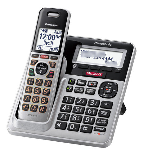 Bloquéalos¡ Teléfonos Panasonic Bluetooth Kx-tg994sk Color Plateado