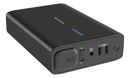 Cargador Steren Mov-2400 Negro 2 Usb Y 1 Ac 80w