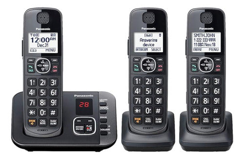 Teléfono Inalámbrico Expandible Panasonic Kx-tge633 3 Tel