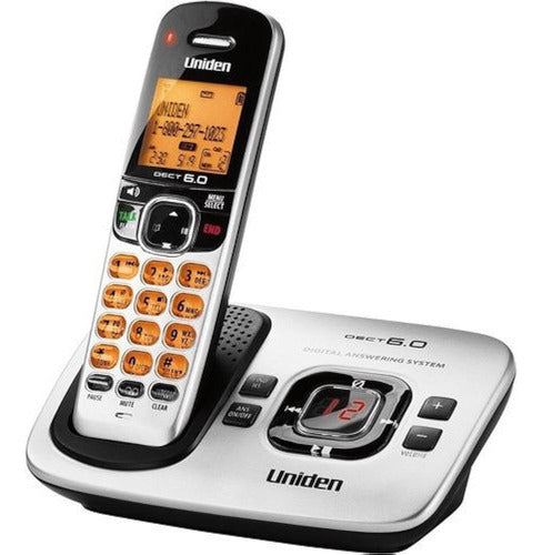 Telefono Inalambrico Con Contestadora Uniden D1780 Plateado