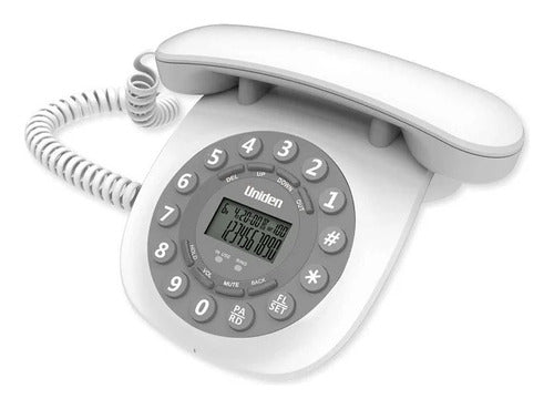 Telefono Alambrico Uniden Retro Blanco Ce6601