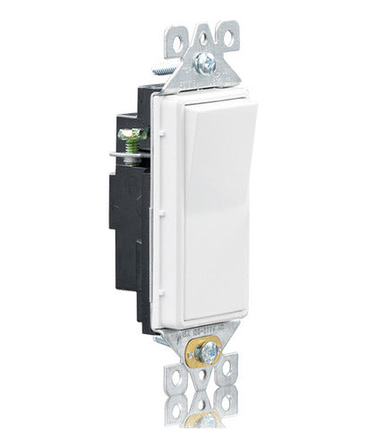 Interruptor Apagador De Luz Decora 1 Polo Blanco