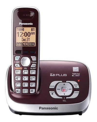 Teléfono Inalámbrico Panasonic Kx-tg6572r Con Contestadora