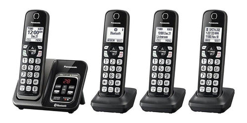 4 Teléfonos Inalámbricos Panasonic Kx-tgd564 Con Contestador