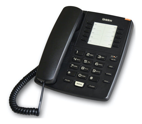 Uniden Telefono De Escritorio Con Memorias Color Negro