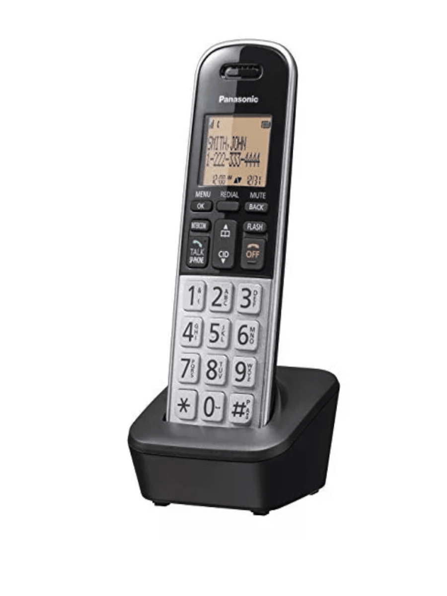 Telefono inalambrico Panasonic KX-TGC810S Con Bloqueo Llamadas Color Plateado