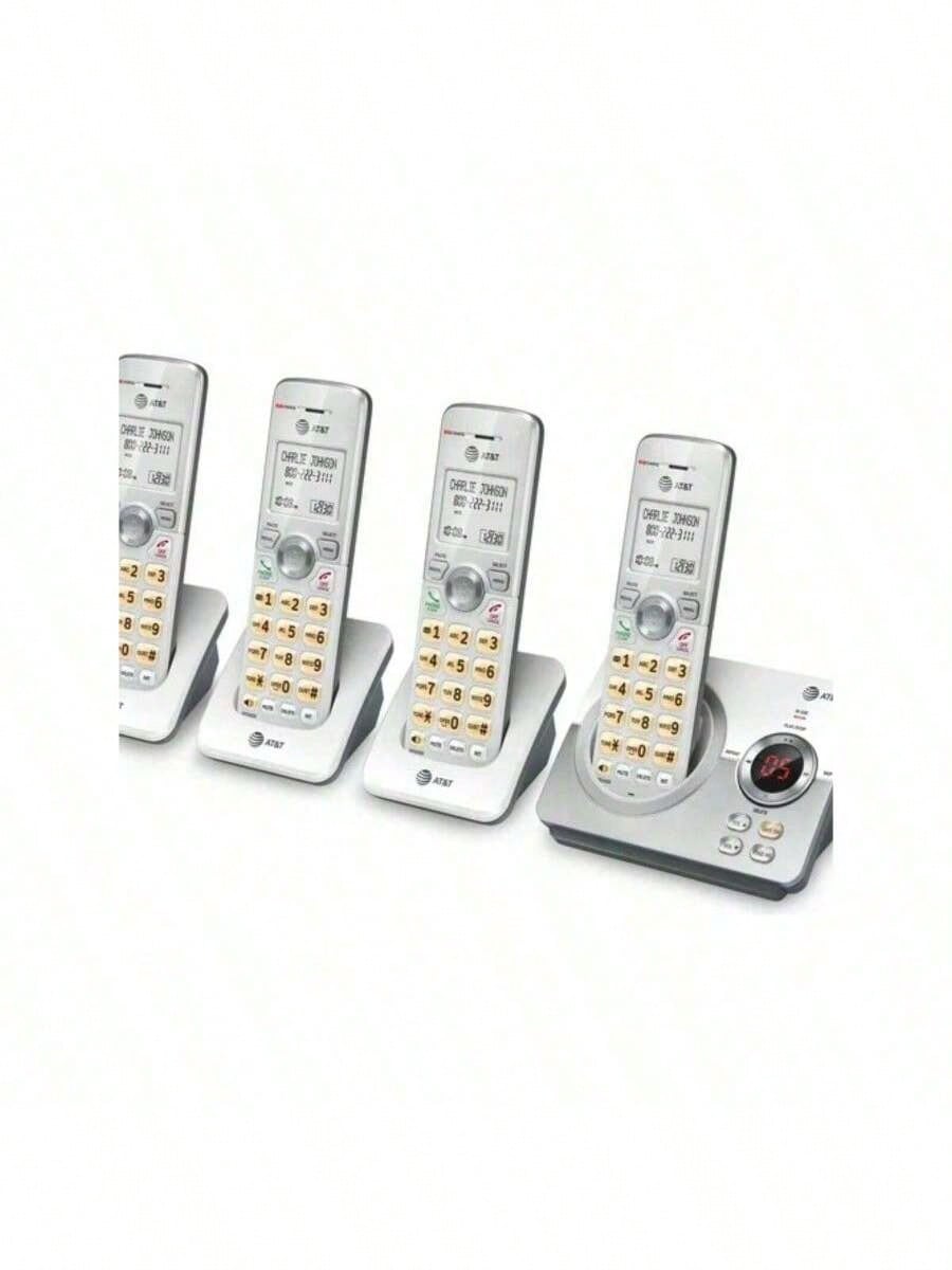 Juego De 4 Telefonos Inalambricos At&t Con Contestadora 2429