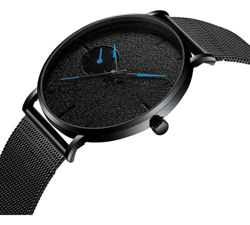 Reloj De Manecillas Khorasan Negro Para Caballero Hombre