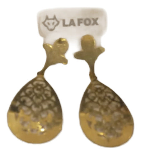 Aretes De Fantasia La Fox Are Elegantes