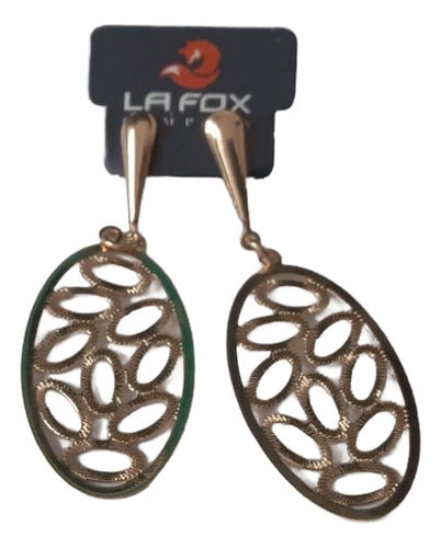 Aretes De Fantasia La Fox Are Elegantes