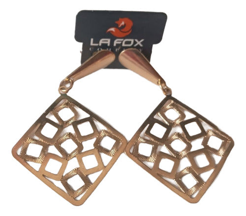 Aretes De Fantasia La Fox Are Elegantes