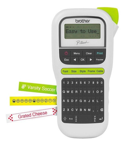 Brother Pt-h110 Etiquetadora Con Rotulador Incluye 1 Cinta Portátil Y Ligera Con Teclado Qwerty