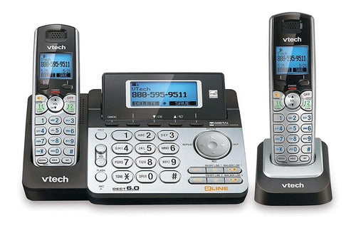 Teléfono Vtech Ds6151-2 Inalámbrico -2 Lineas 2 Auriculares