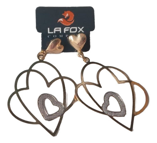 Joyeria Aretes De Fantasia La Fox Elegantes
