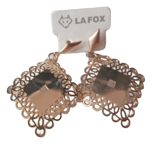 Joyeria Aretes De Fantasia La Fox Elegantes