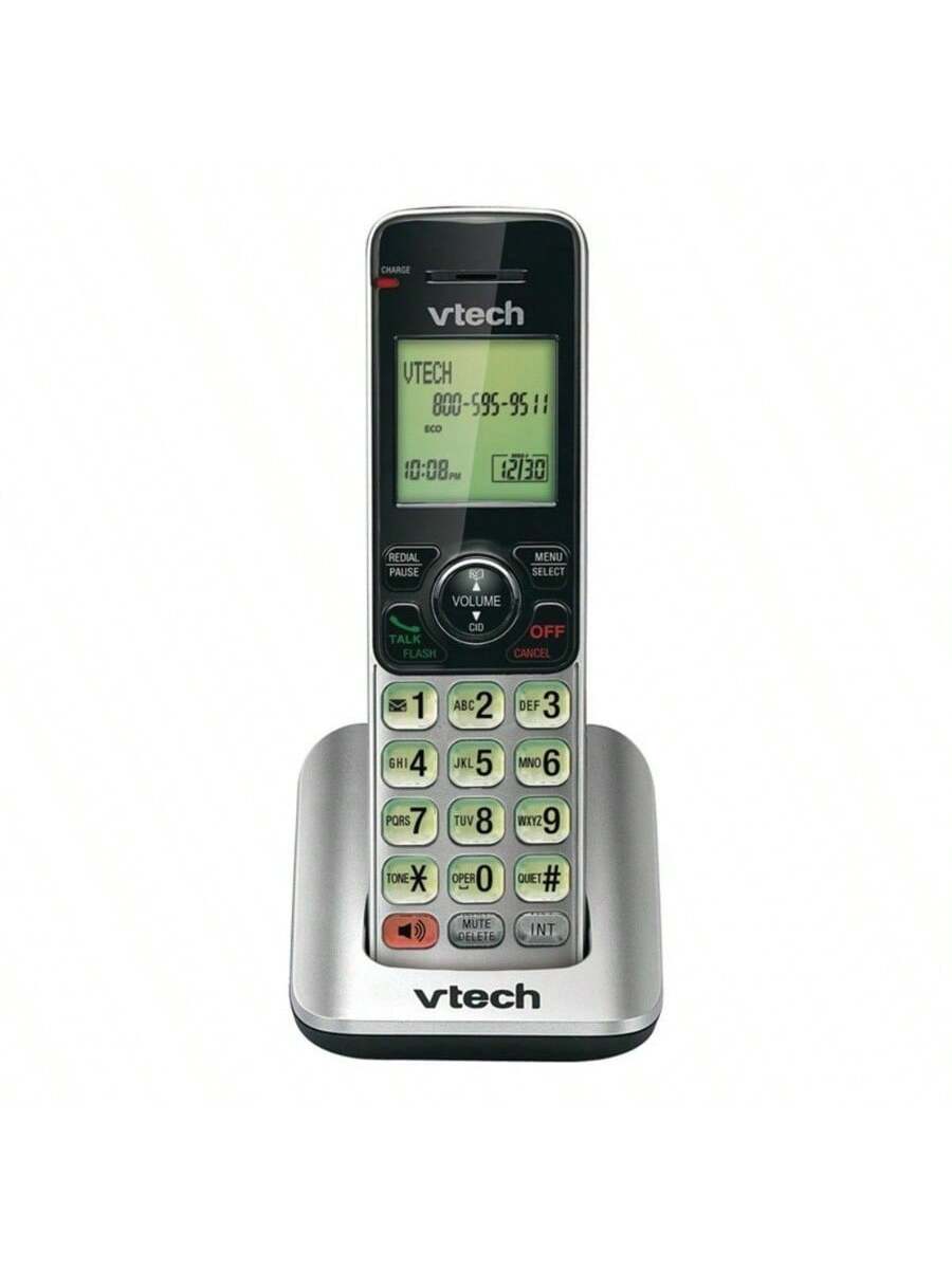 Teléfono Inalámbrico Vtech Cs6619-2 Negro Y Plateado