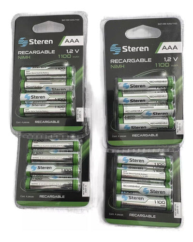 Pilas Steren Bat-nm-aaa/1100 Aaa 4 Pack(16) Recargables