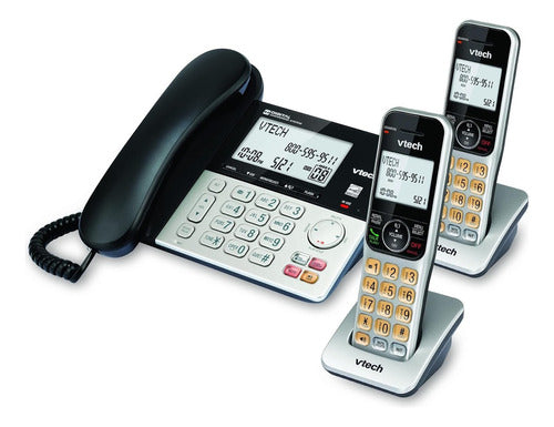 Vtech Vg208-2 - 3 Teléfonos Con Contestadora - Caja Abierta