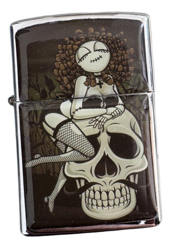 Encendedor Tipo Zippo Calacas Jack