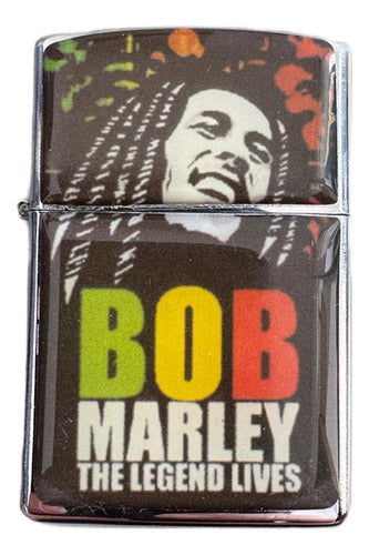 Encendedor Tipo Zippo The Legend - Lighter Bob Marley