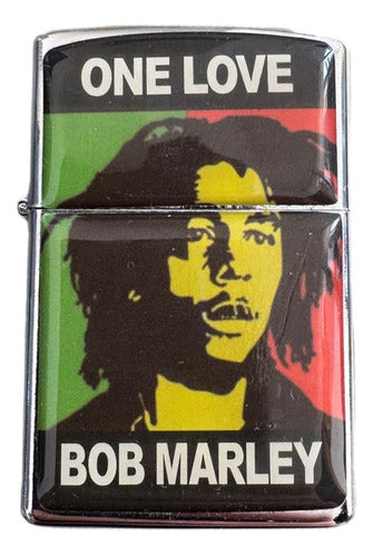 Encendedor Tipo Zippo One Love - Lighter Bob Marley
