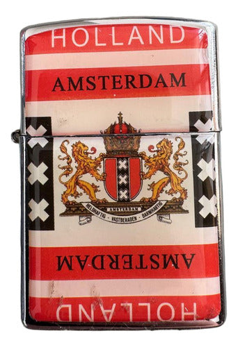 Encendedor Tipo Zippo Amsterdam