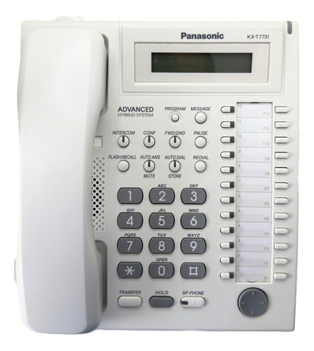 Panasonic Teléfono Kx-t7731 , Blanco, Igual Que Kx-t7730